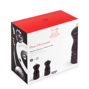 Clermont Salt & Pepper Gift Set - Dark (14cm)